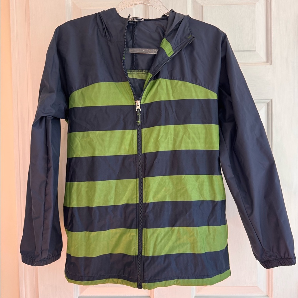 Lands End Packable Raincoat like new! Sz 14-16